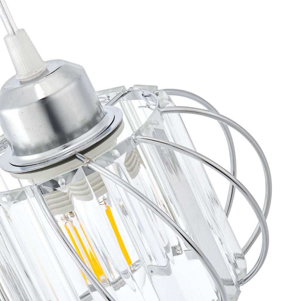 Lampa Sufitowa Do Przedpokoju | Szklana