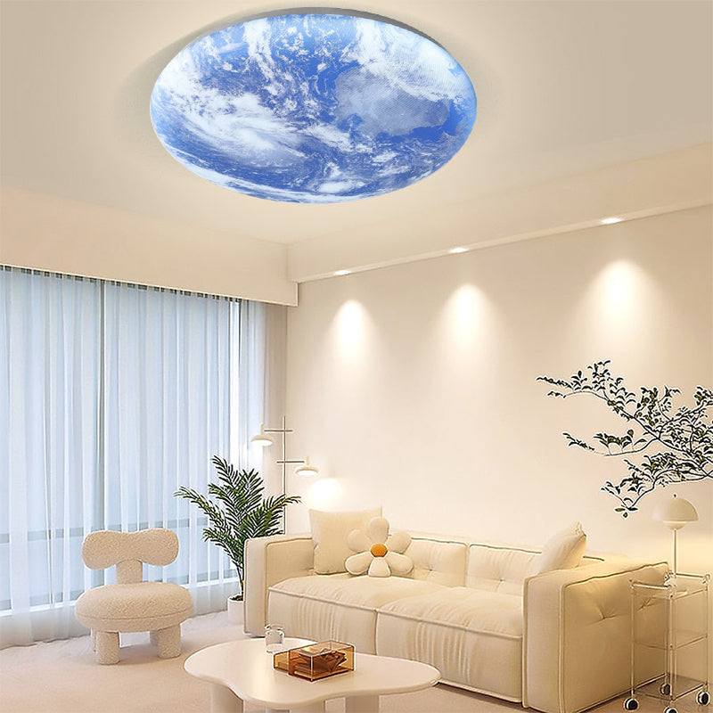 Lampa Sufitowa LED Moon | Okrągła