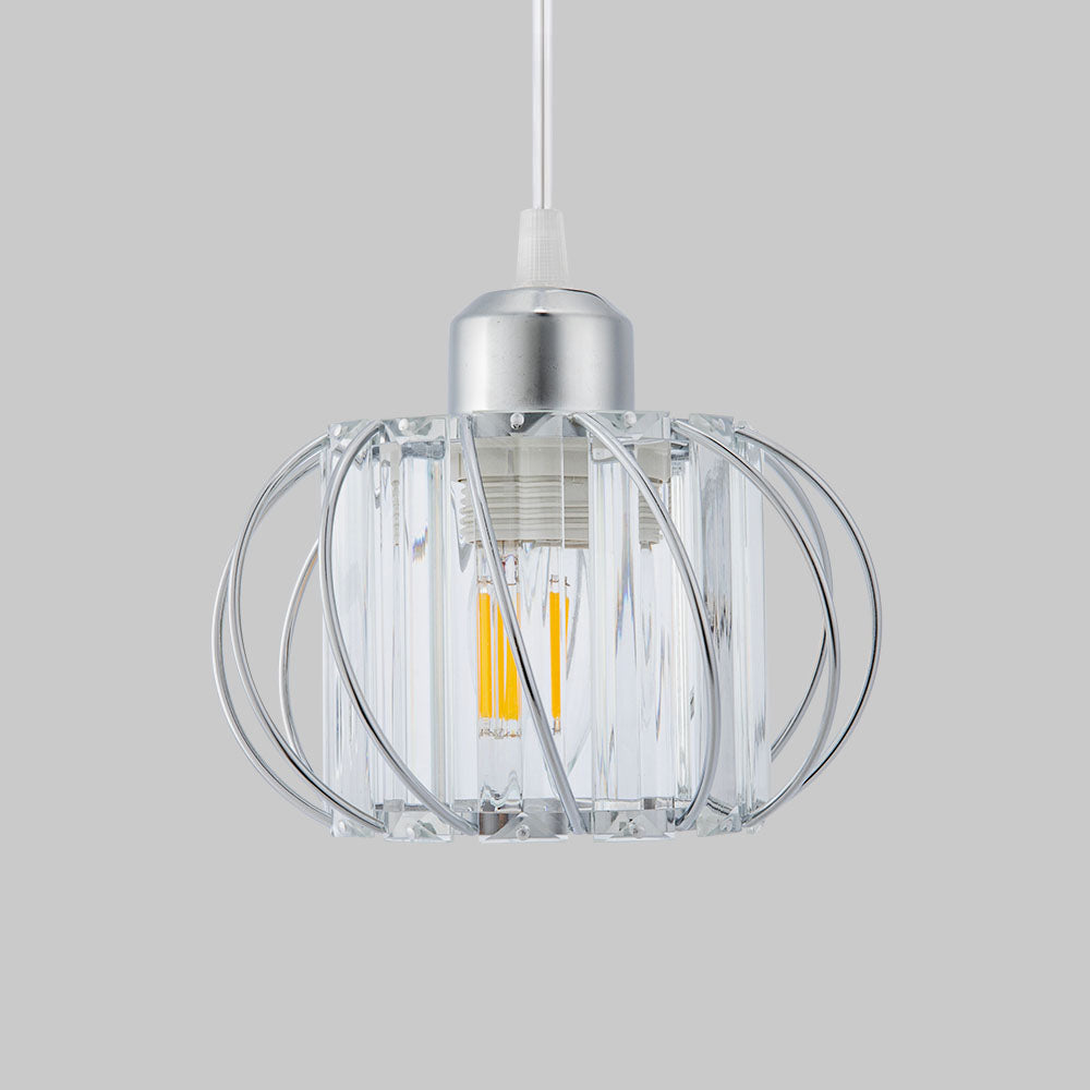 Lampa Sufitowa Do Przedpokoju | Szklana
