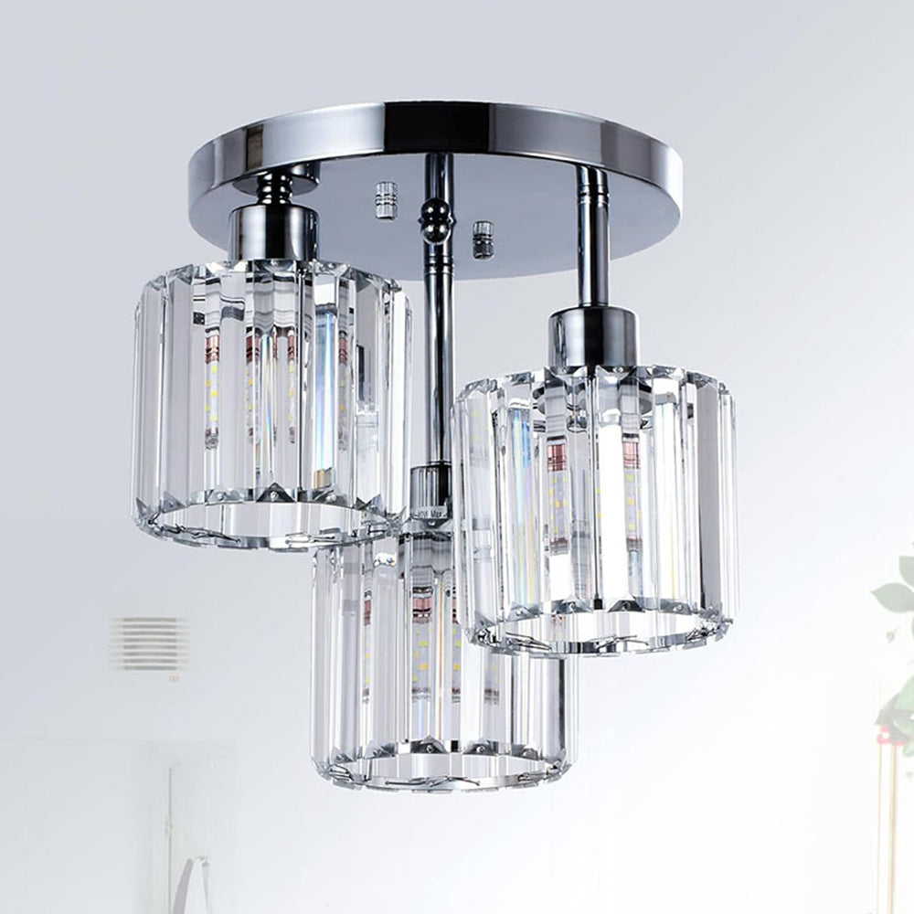 Lampa Sufitowa | Półwpuszczana Kryształowa