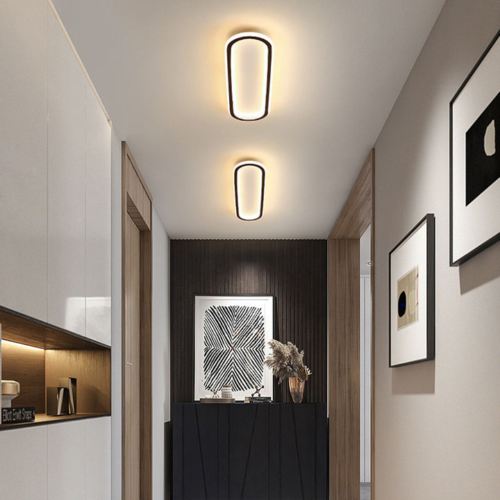 Lampa LED Sufitowa Owalna | Oświetlenie Korytarza