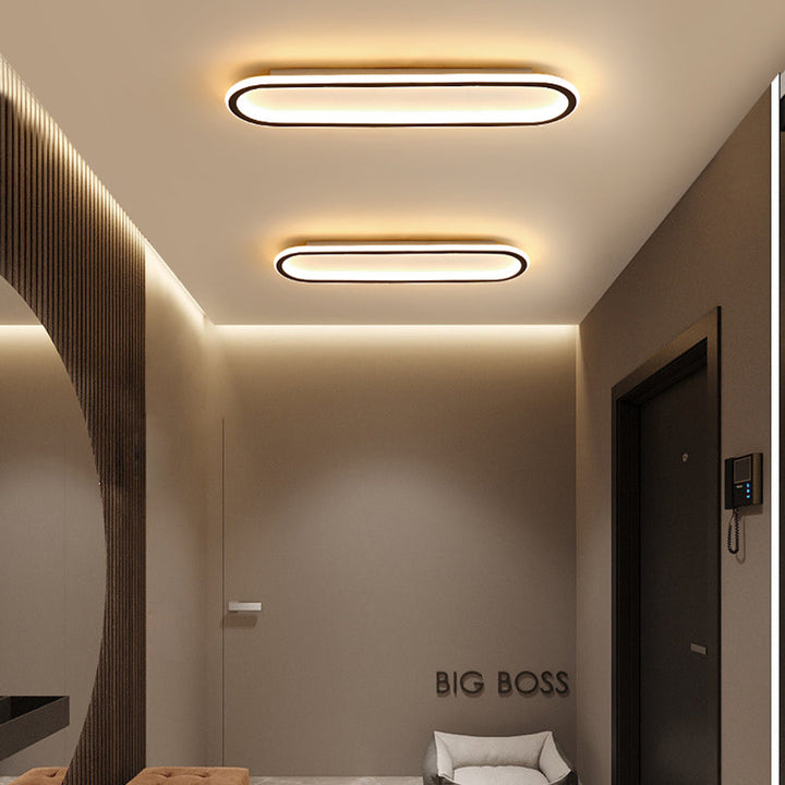 Lampa LED Sufitowa Owalna | Oświetlenie Korytarza