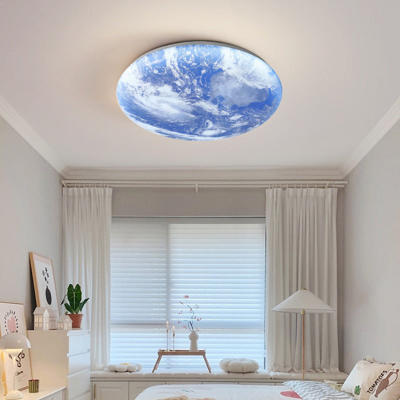 Lampa Sufitowa LED Moon | Okrągła