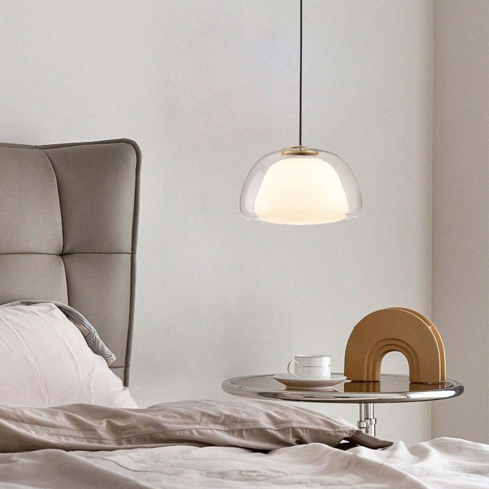 Szklana Lampa Sufitowa Do Salonu | Wisząca
