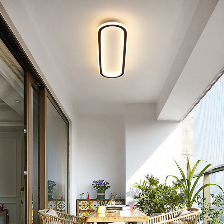 Lampa LED Sufitowa Owalna | Oświetlenie Korytarza