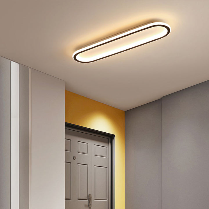 Lampa LED Sufitowa Owalna | Oświetlenie Korytarza