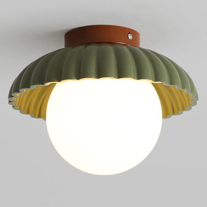 Lampa Sufitowa LED Do Przedpokoju | Muszlowy Kształt