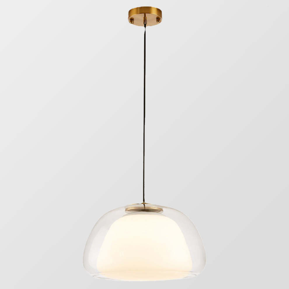 Szklana Lampa Sufitowa Do Salonu | Wisząca