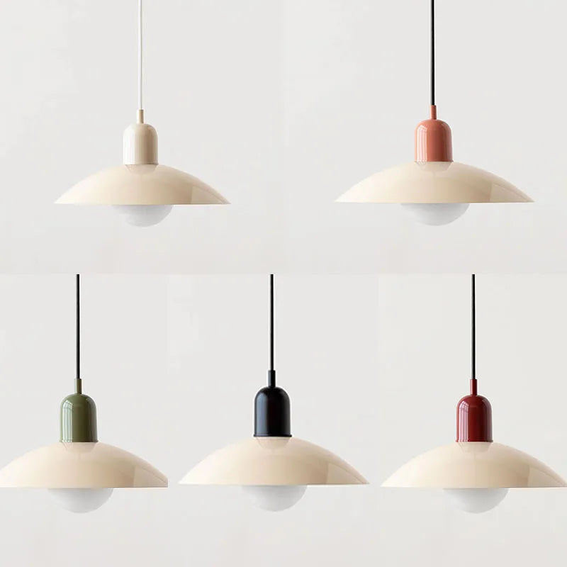 Lampa Sufitowa Bauhaus | Kolorowa Lampa Szklana