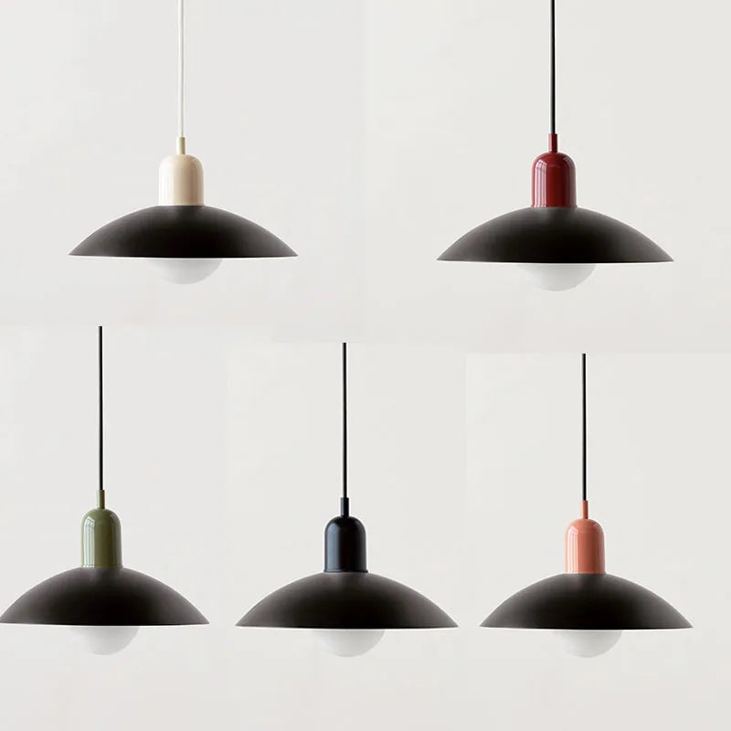Lampa Sufitowa Bauhaus | Kolorowa Lampa Szklana