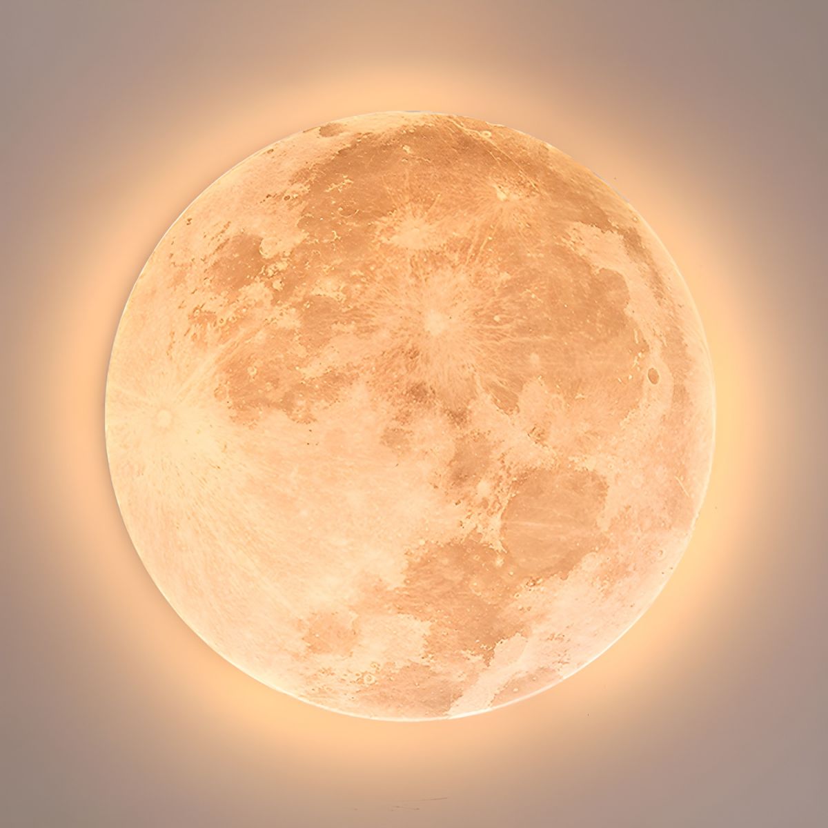 Lampa Sufitowa LED Moon | Okrągła