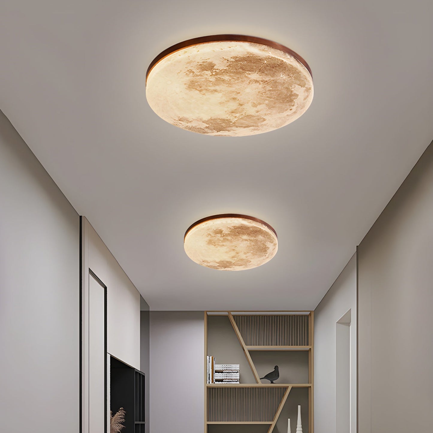 Lampa Sufitowa LED Moon | Okrągła