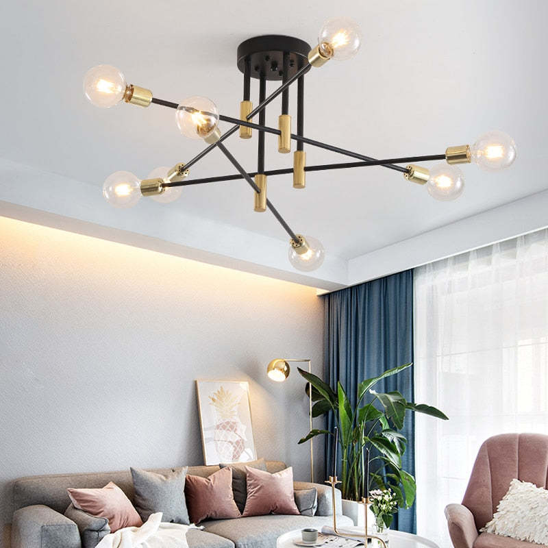 Nowoczesna Lampa Sufitowa LED | Do Salonu