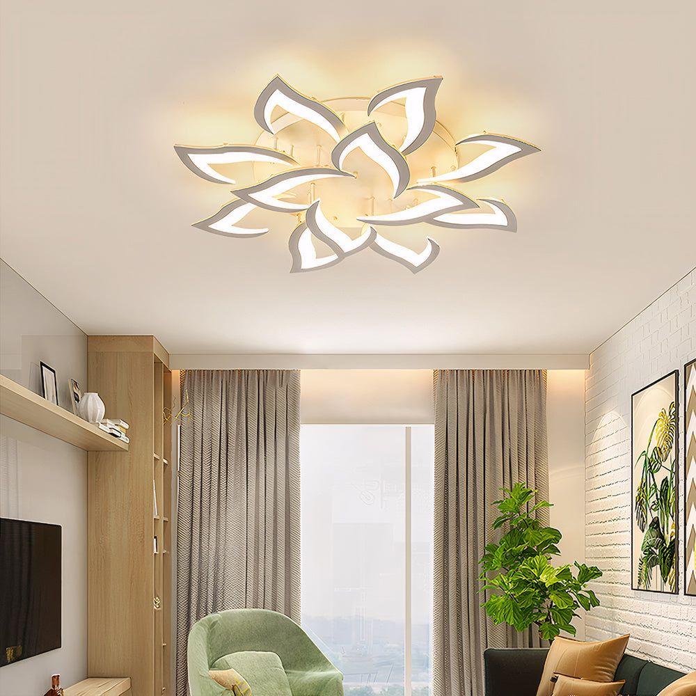 Lampa Sufitowa Do Salonu | W Kształcie Kwiatu