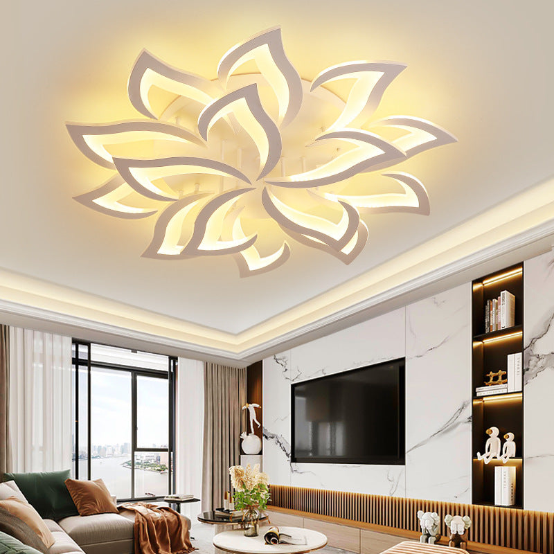 Lampa Sufitowa Do Salonu | W Kształcie Kwiatu
