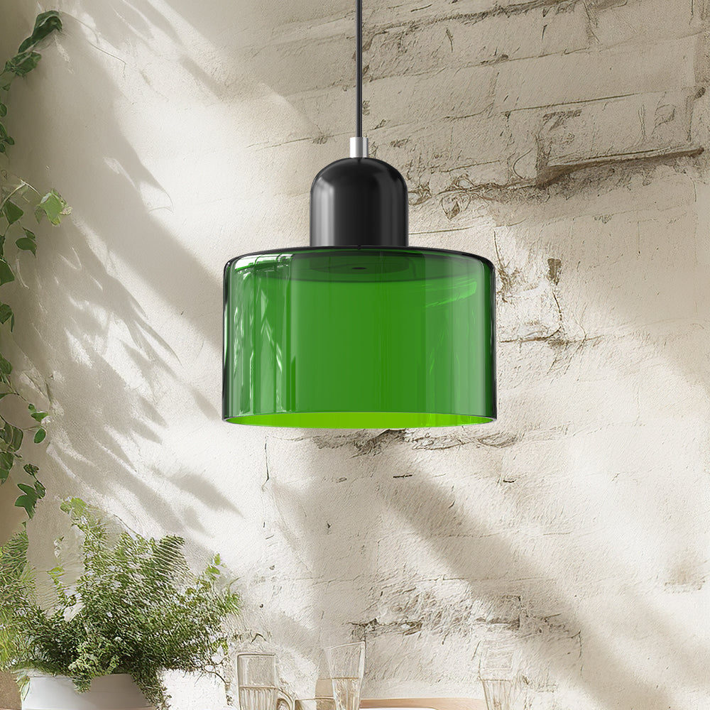 Lampa Wisząca Szklana Bauhaus | Design LED Światło