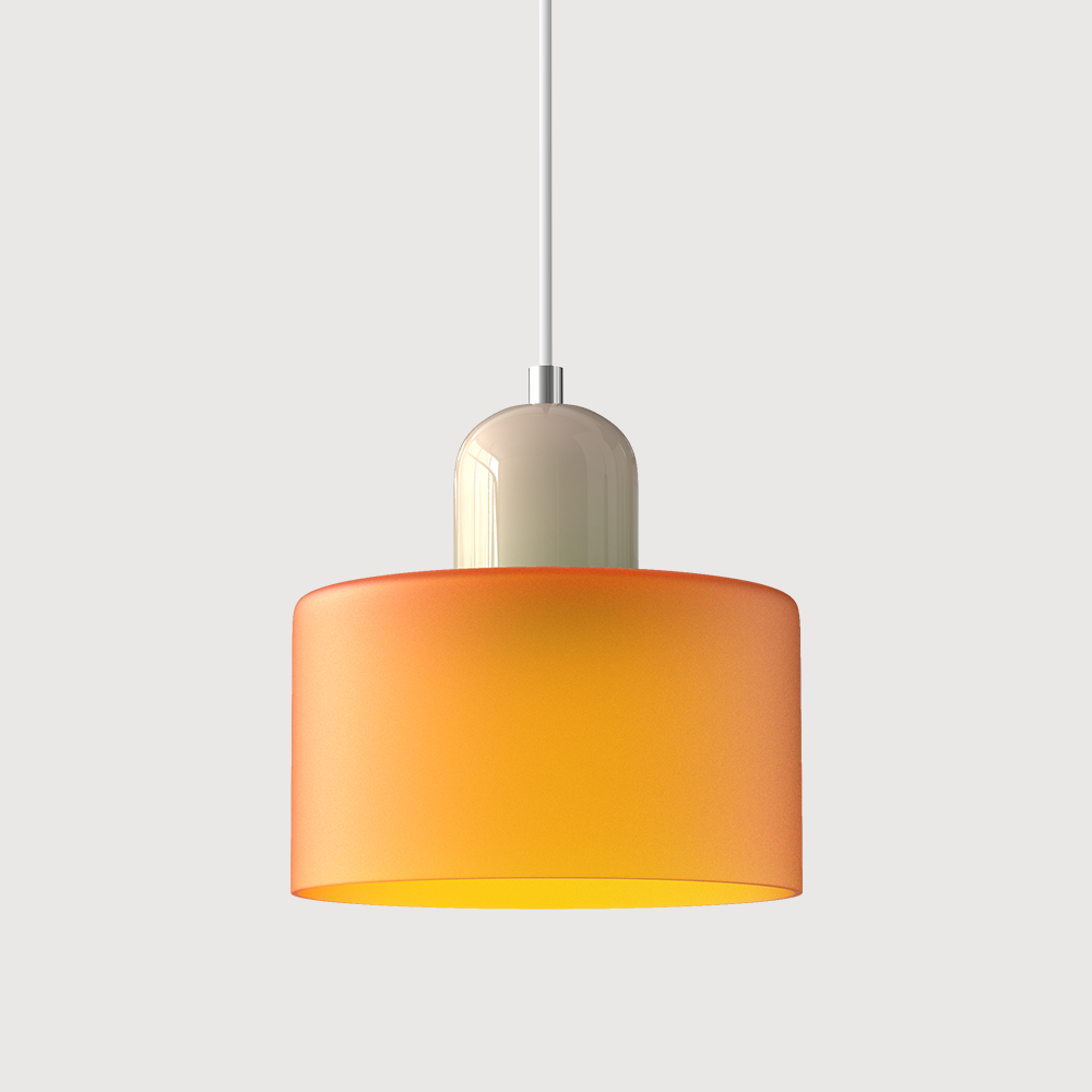 Lampa Wisząca Szklana Bauhaus | Design LED Światło