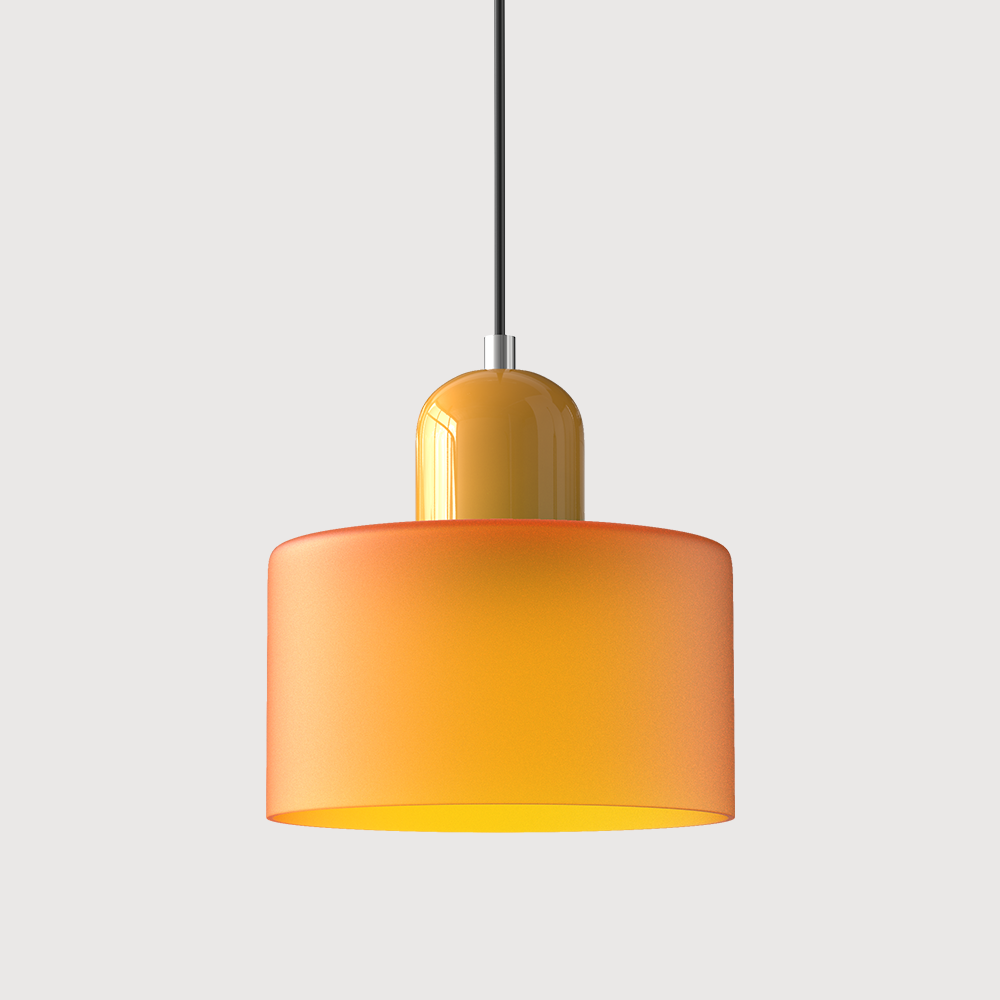 Lampa Wisząca Szklana Bauhaus | Design LED Światło