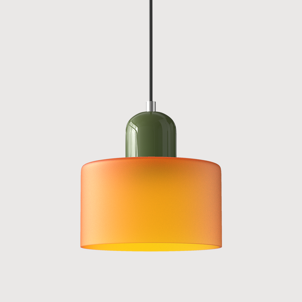 Lampa Wisząca Szklana Bauhaus | Design LED Światło