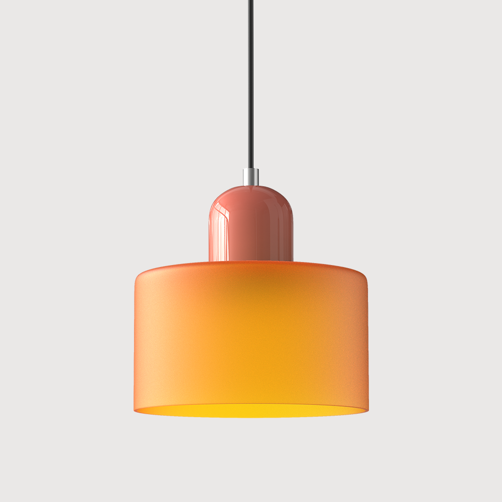 Lampa Wisząca Szklana Bauhaus | Design LED Światło