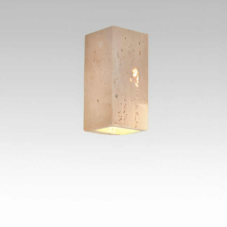 Kamienna Lampa Ścienna LED | Do Salonu