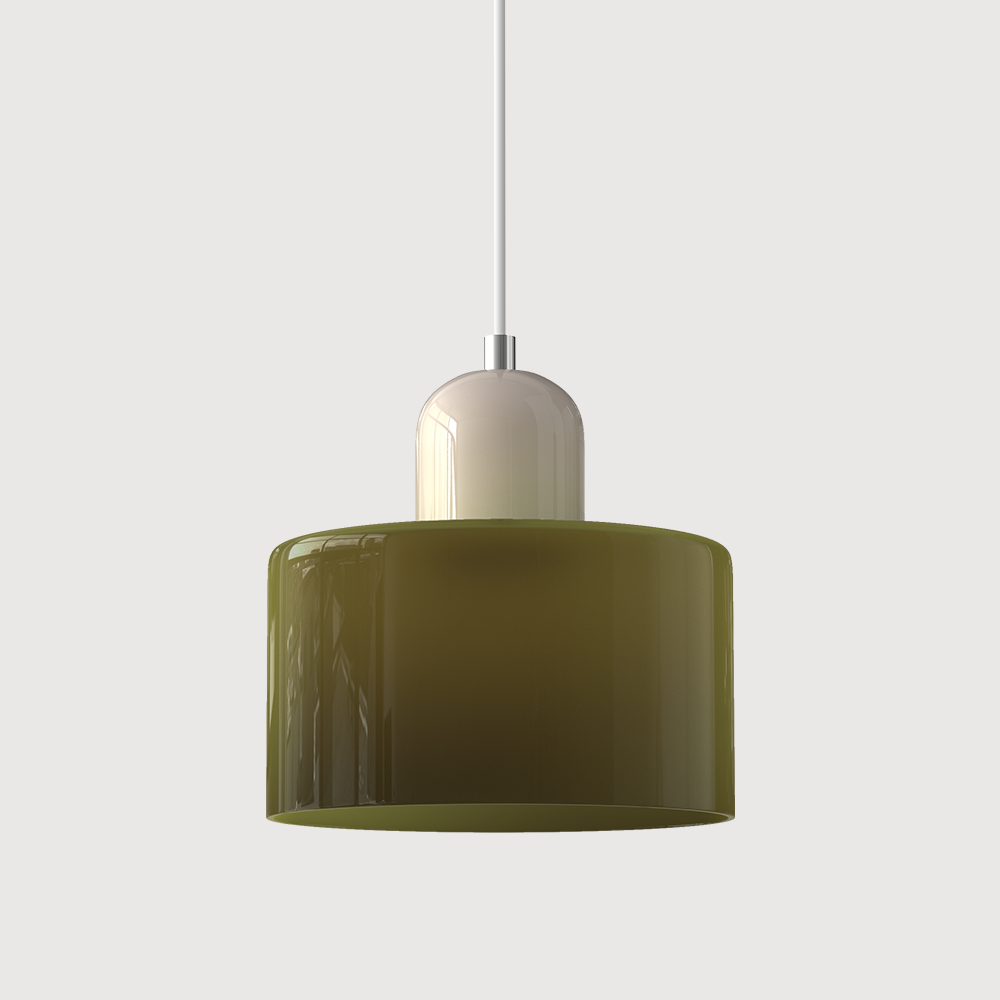 Lampa Wisząca Szklana Bauhaus | Design LED Światło