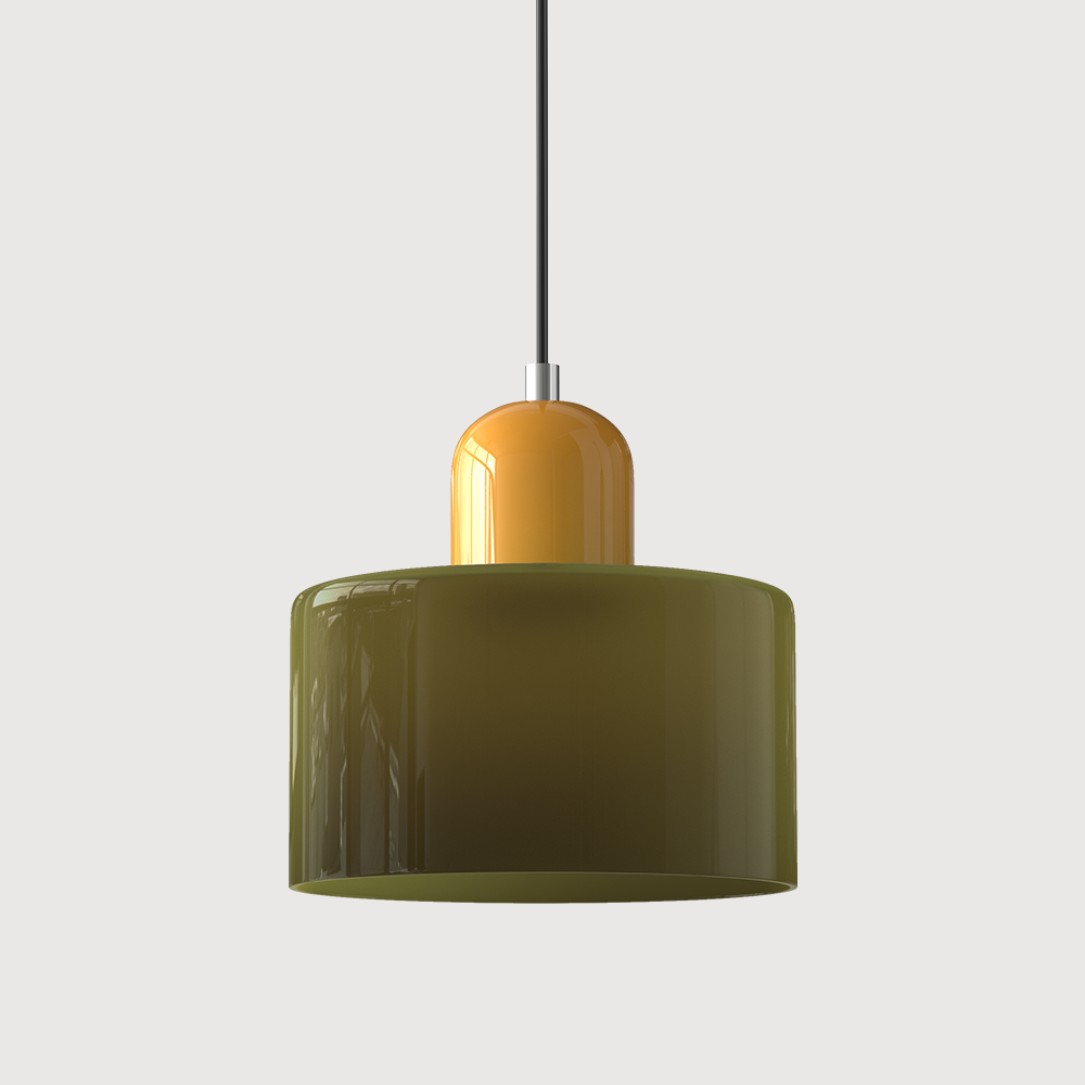 Lampa Wisząca Szklana Bauhaus | Design LED Światło
