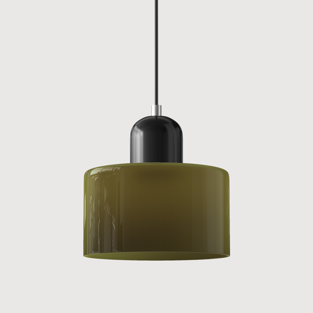 Lampa Wisząca Szklana Bauhaus | Design LED Światło
