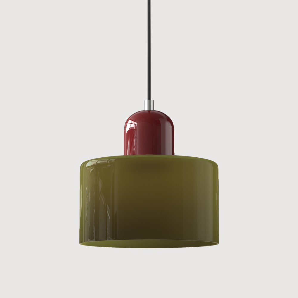 Lampa Wisząca Szklana Bauhaus | Design LED Światło