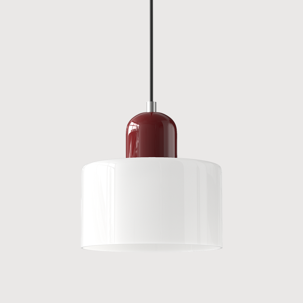 Lampa Wisząca Szklana Bauhaus | Design LED Światło