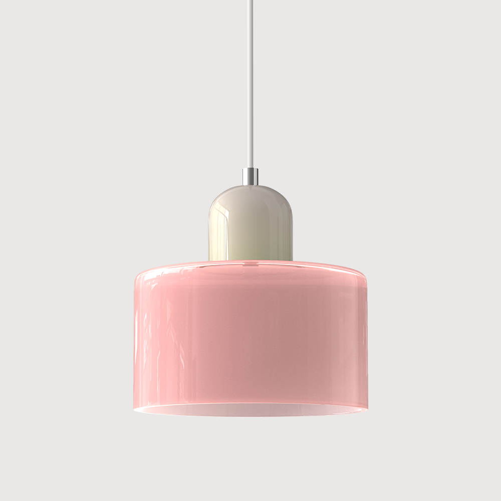 Lampa Wisząca Szklana Bauhaus | Design LED Światło