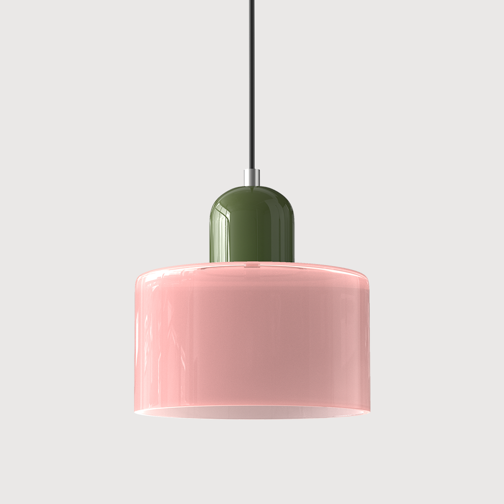Lampa Wisząca Szklana Bauhaus | Design LED Światło