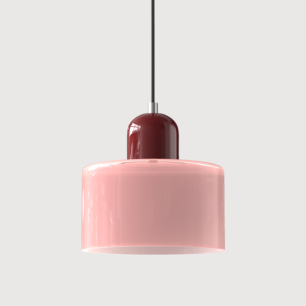 Lampa Wisząca Szklana Bauhaus | Design LED Światło