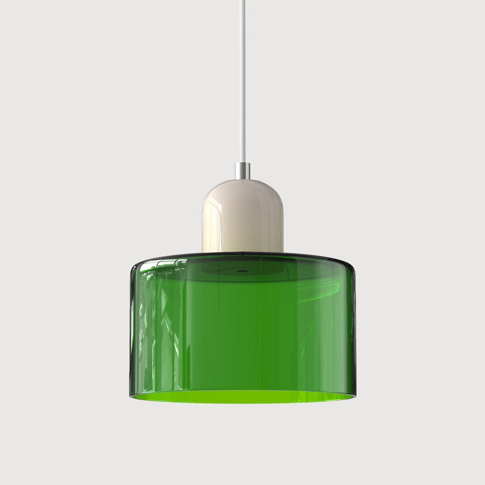 Lampa Wisząca Szklana Bauhaus | Design LED Światło