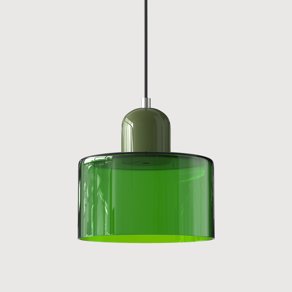 Lampa Wisząca Szklana Bauhaus | Design LED Światło
