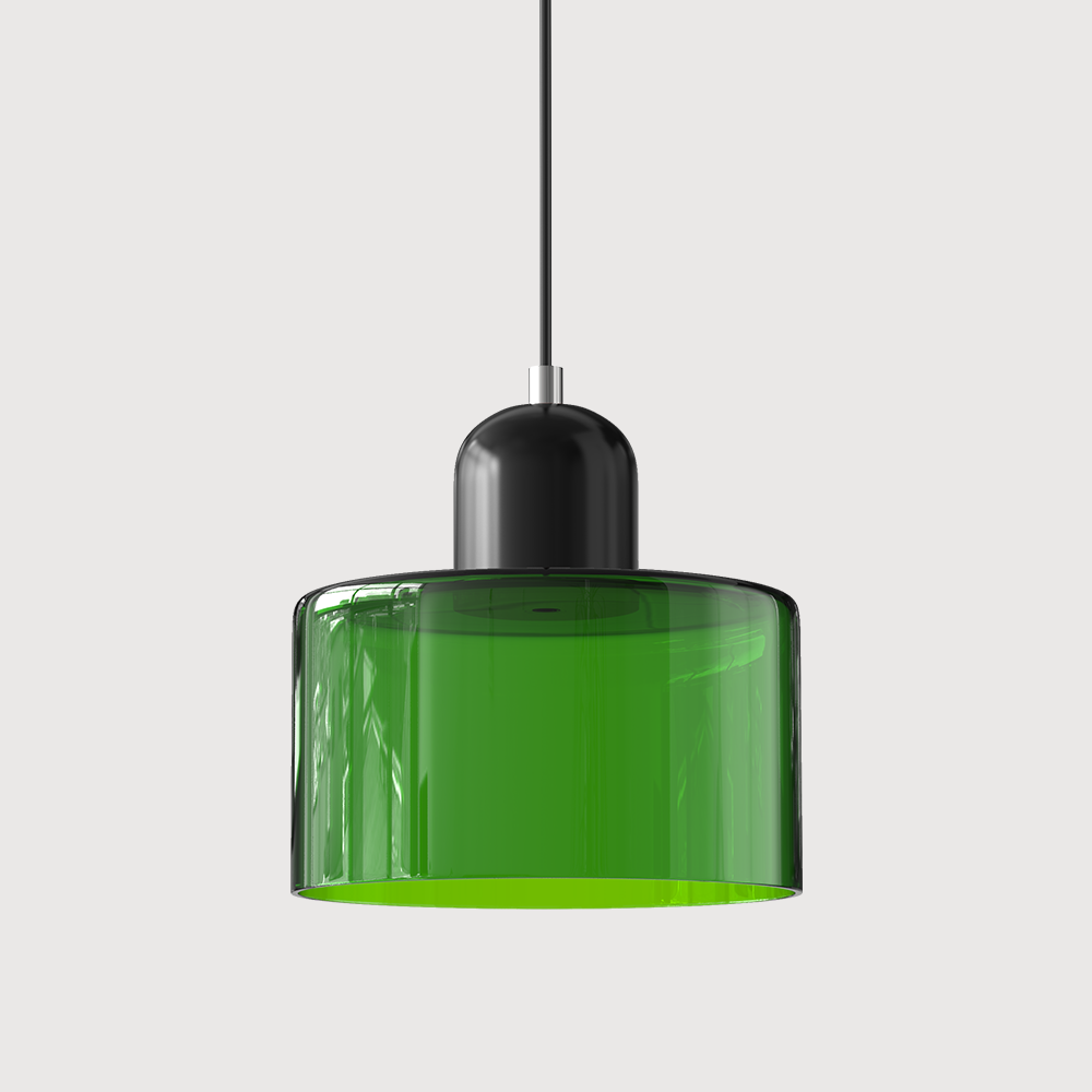 Lampa Wisząca Szklana Bauhaus | Design LED Światło