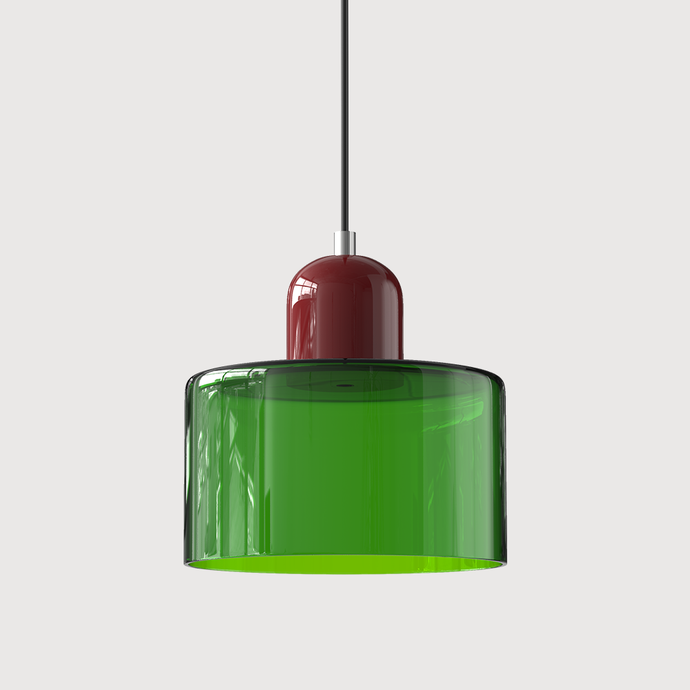 Lampa Wisząca Szklana Bauhaus | Design LED Światło