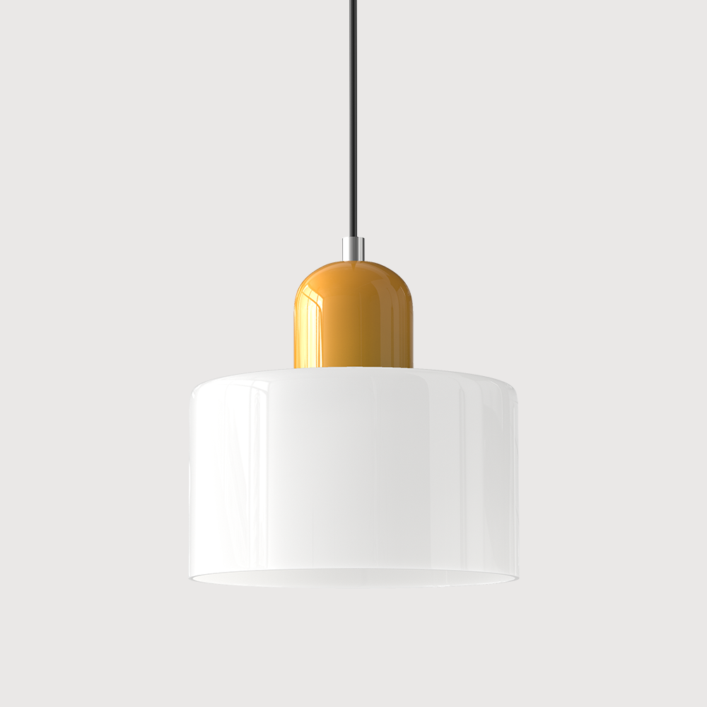 Lampa Wisząca Szklana Bauhaus | Design LED Światło