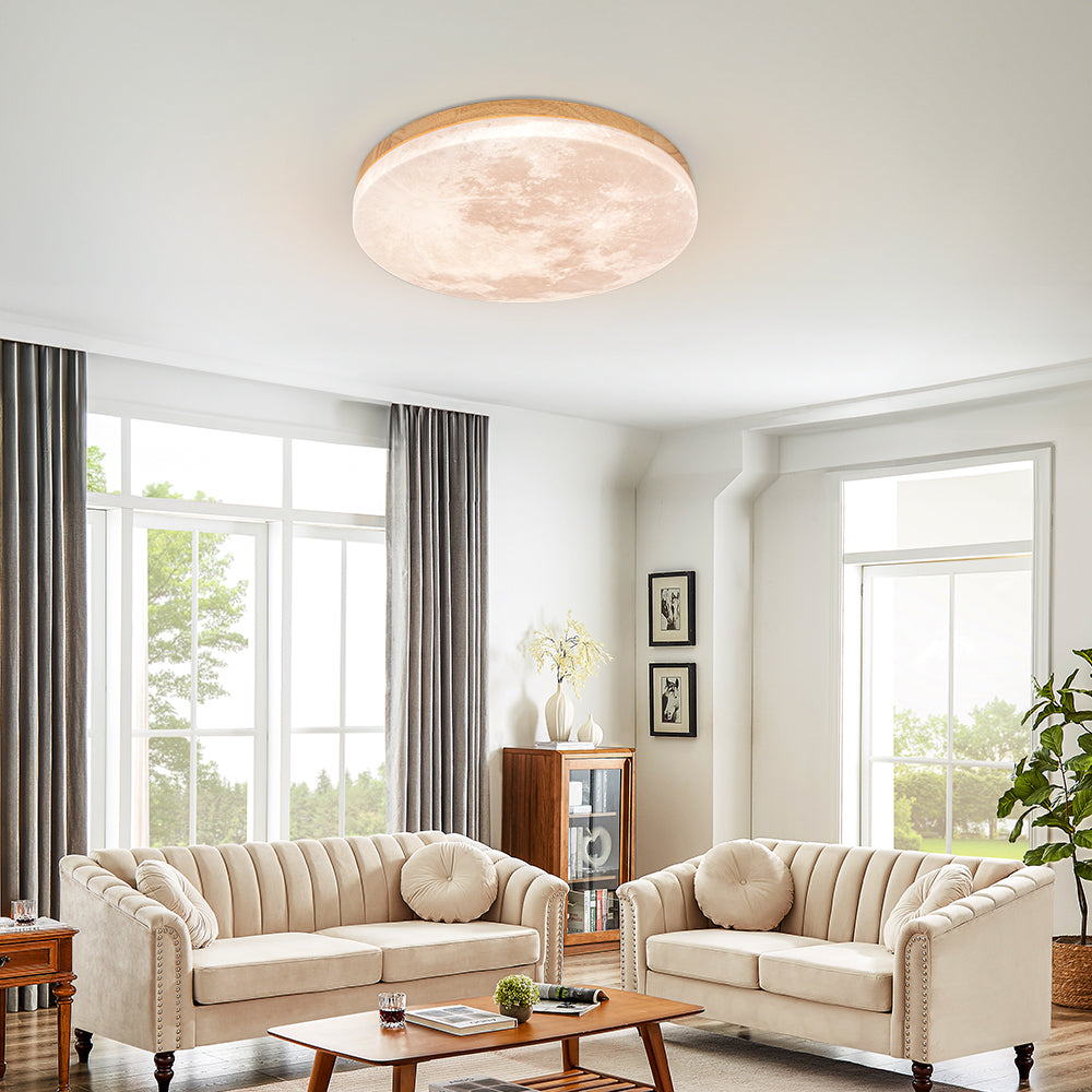 Lampa Sufitowa LED Moon | Okrągła