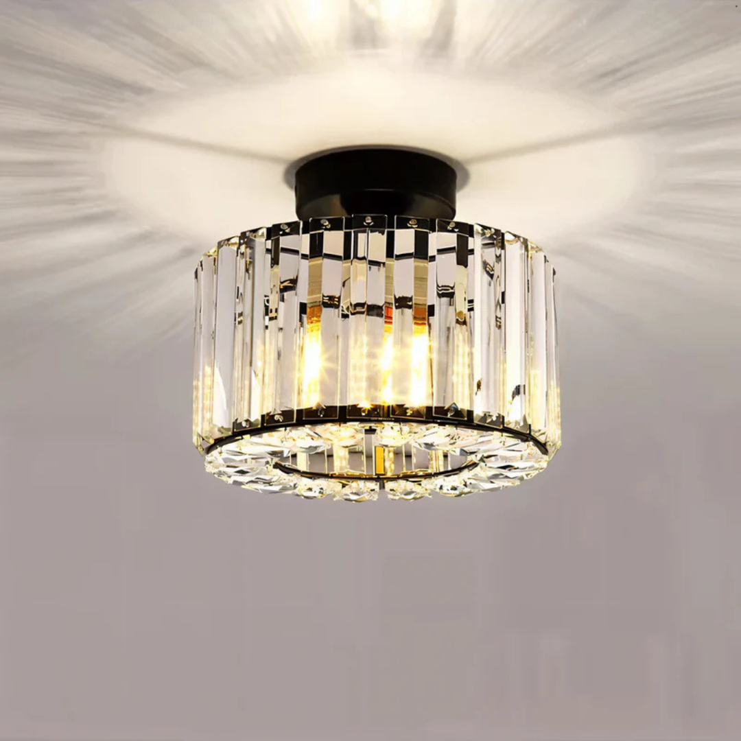 Luksusowa Lampa Sufitowa LED | Kryształowa