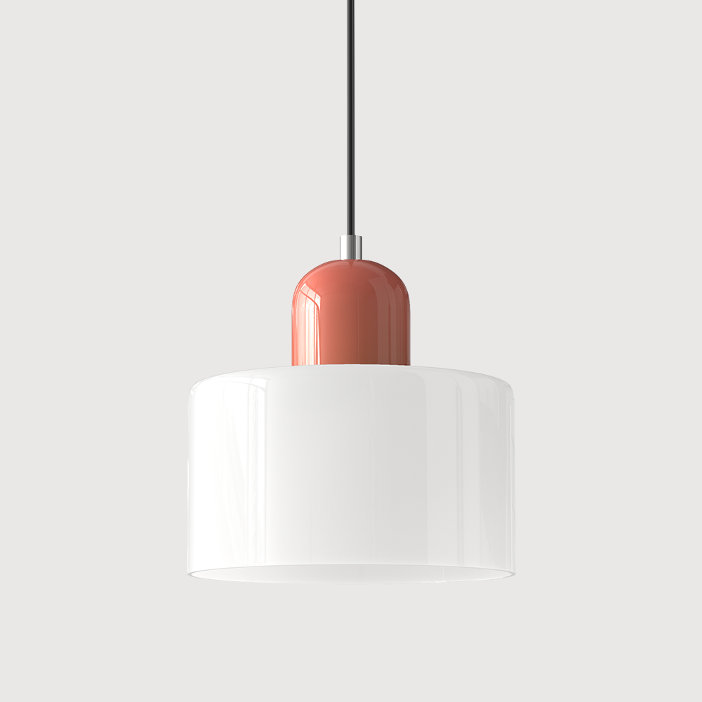 Lampa Wisząca Szklana Bauhaus | Design LED Światło