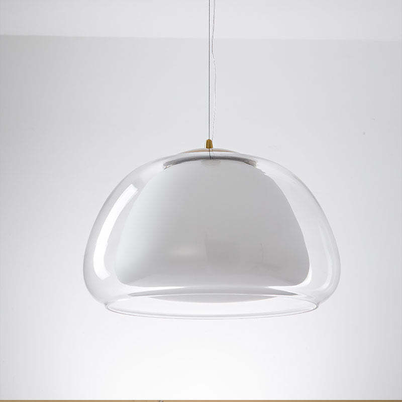 Szklana Lampa Sufitowa Do Salonu | Wisząca