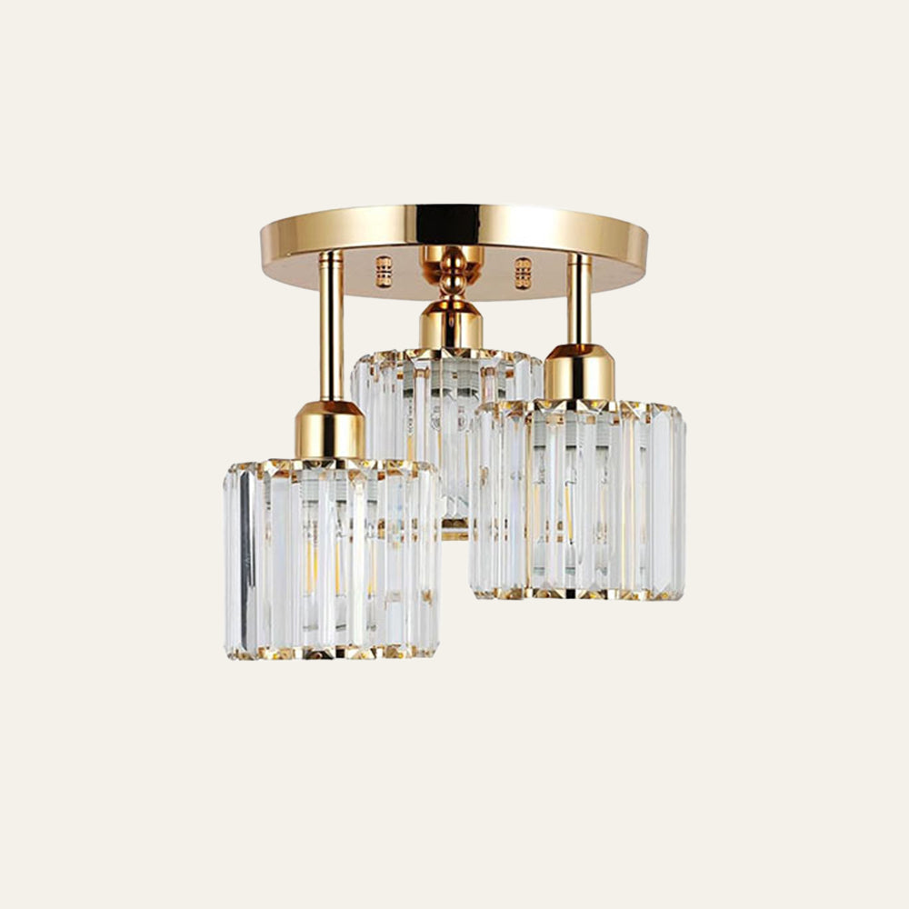 Lampa Sufitowa | Półwpuszczana Kryształowa