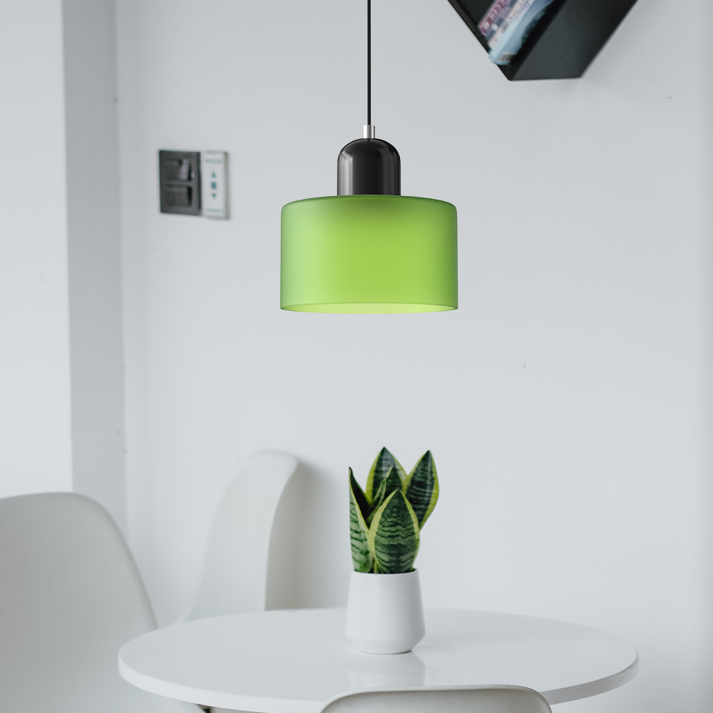 Lampa Wisząca Szklana Bauhaus | Design LED Światło
