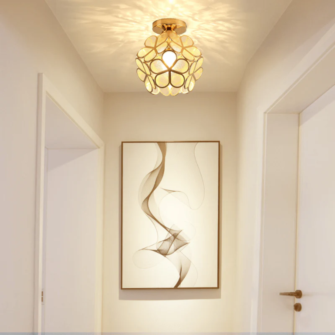 Lampa Sufitowa LED Kwiatowa | Nowoczesna