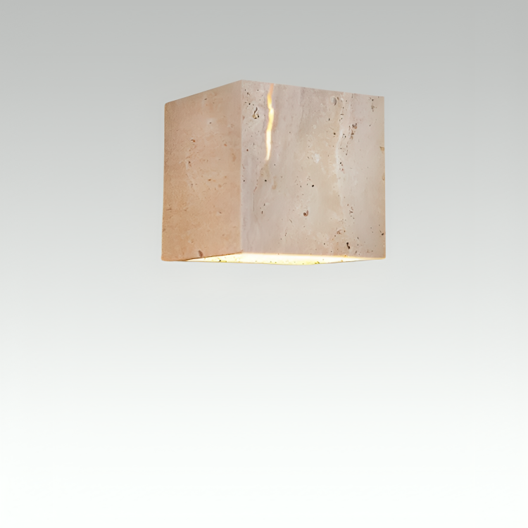 Kamienna Lampa Ścienna LED | Do Salonu