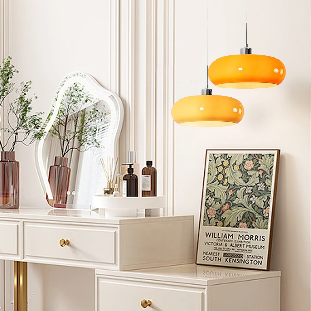 Szklana Lampa Sufitowa Bauhaus | Salon