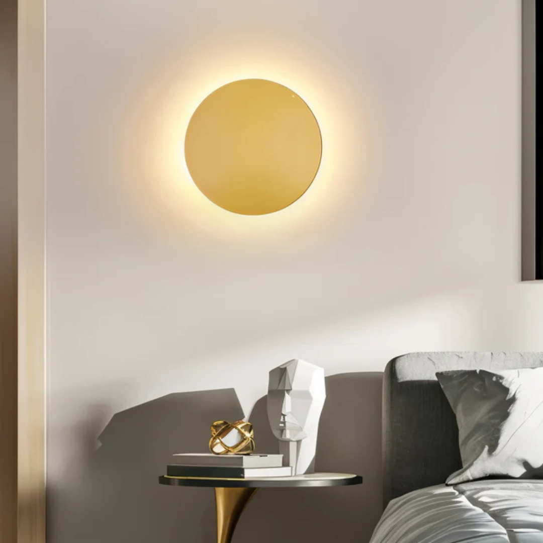 Lampa Ścienna LED Do Salonu | Okrągła