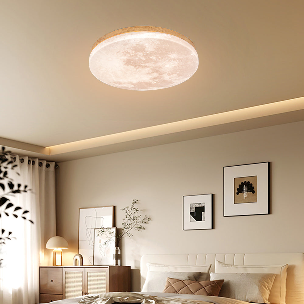 Lampa Sufitowa LED Moon | Okrągła