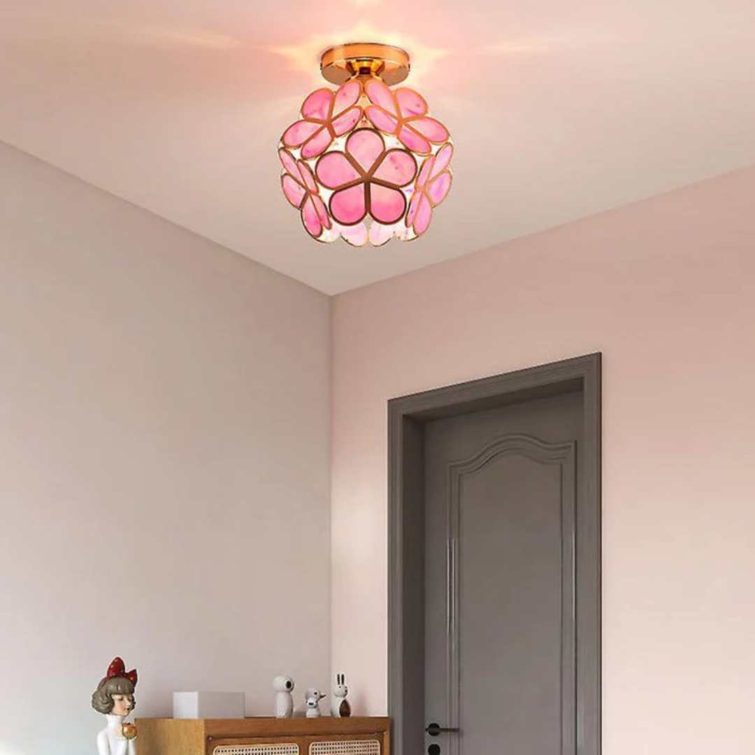 Lampa Sufitowa LED Kwiatowa | Nowoczesna